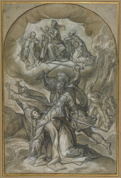 Der Tod des Heiligen Petrus Martyr von Denis Calvaert